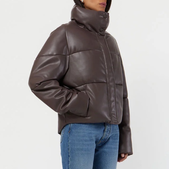 Apparis  Leather Jemma Puffer Jacket - Picture 2 of 8